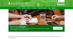 Desktop Screenshot of parkscpa.com